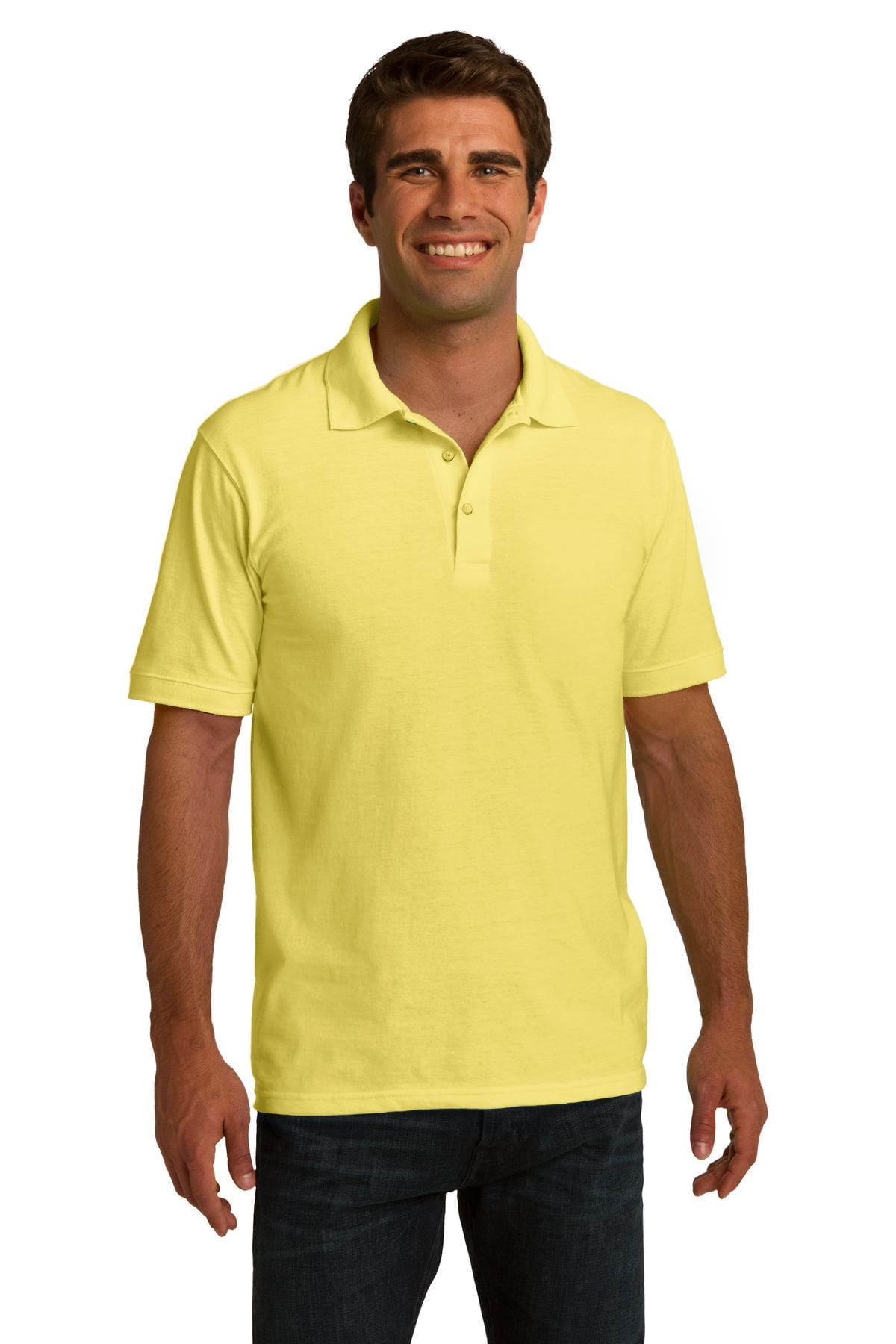 Port & Company Polos/Knits DISCONTINUED  Port & Company ®  Ring Spun Pique Polo. KP150