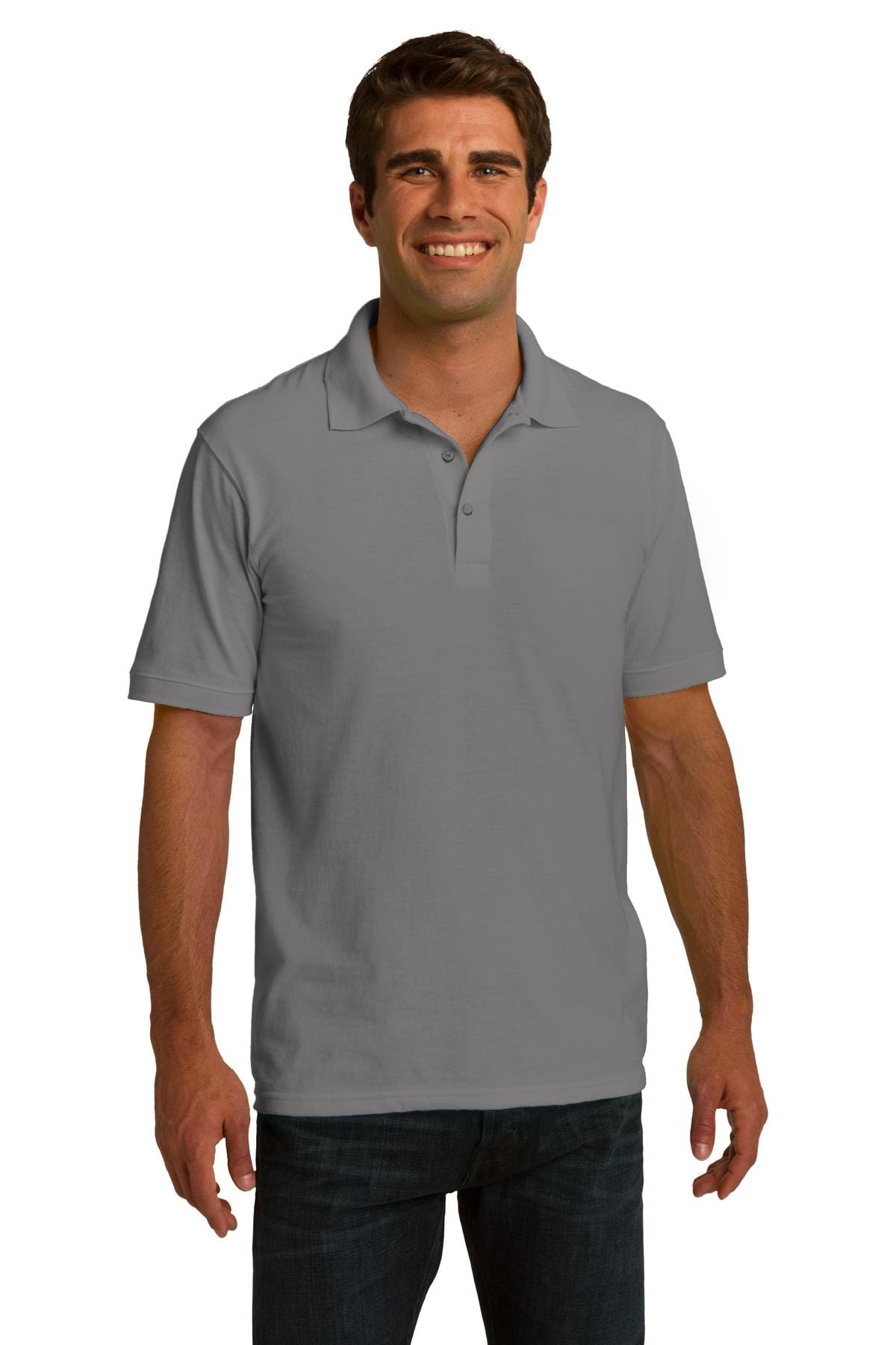 Port & Company Polos/Knits DISCONTINUED  Port & Company ®  Ring Spun Pique Polo. KP150