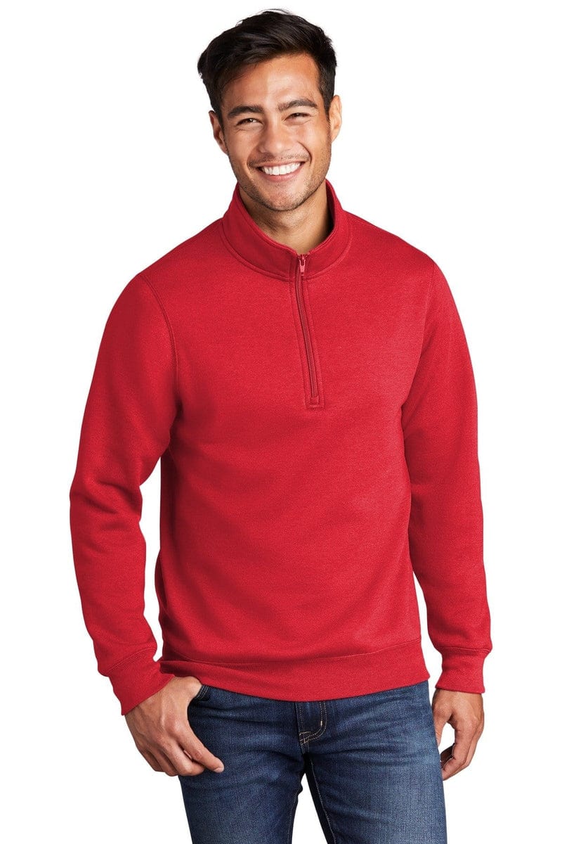 Port & Company Sweatshirts/Fleece Port Company Core Fleece 1/4-Zip Pullover Sweatshirt PC78Q
