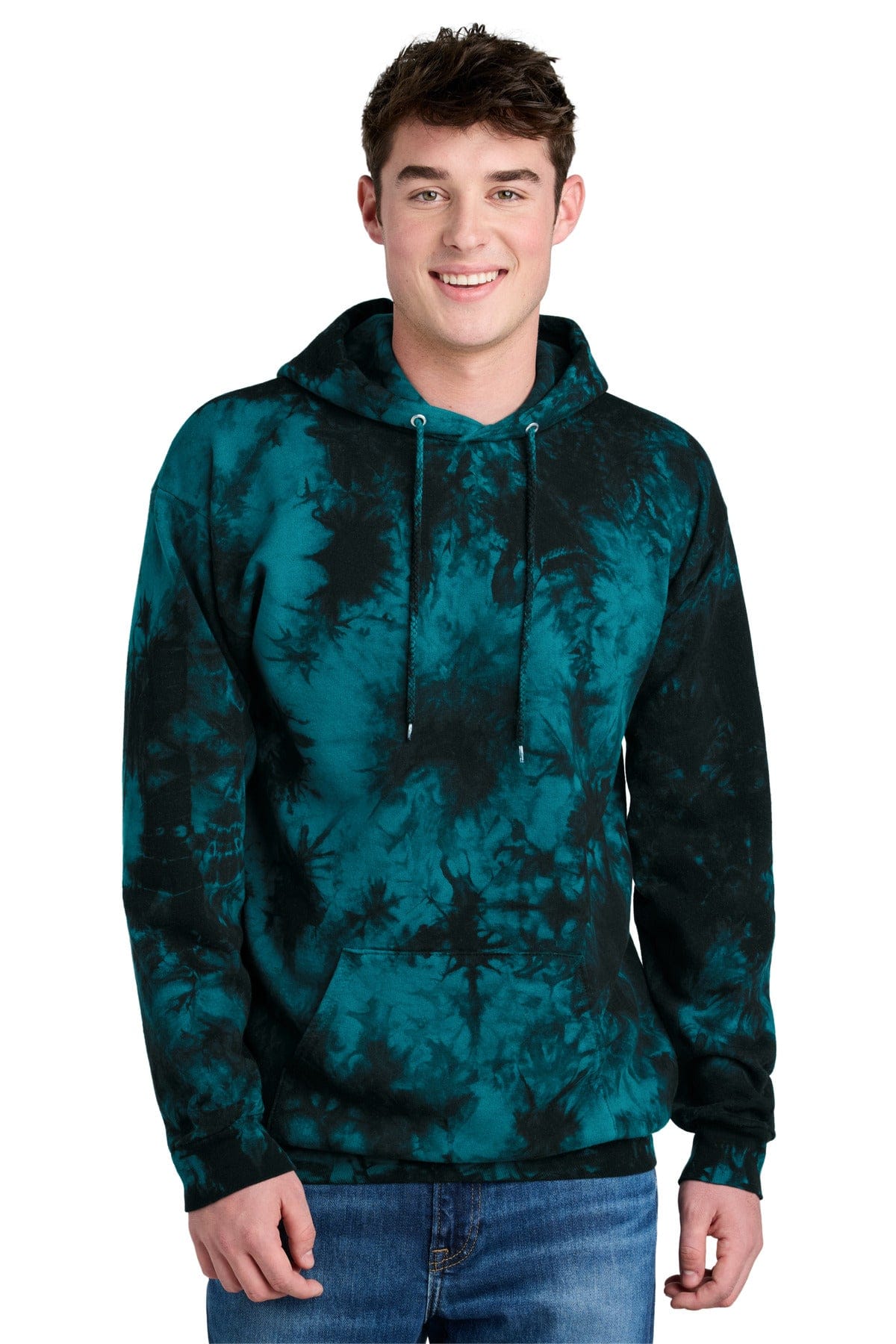 Port & Company Sweatshirts/Fleece Port & Company ®  Crystal Tie-Dye Pullover Hoodie PC144