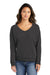 Port & Company Sweatshirts/Fleece Port & Company LPC098V: Ladies Beach Wash Garment-Dyed V-Neck Sweatshirt