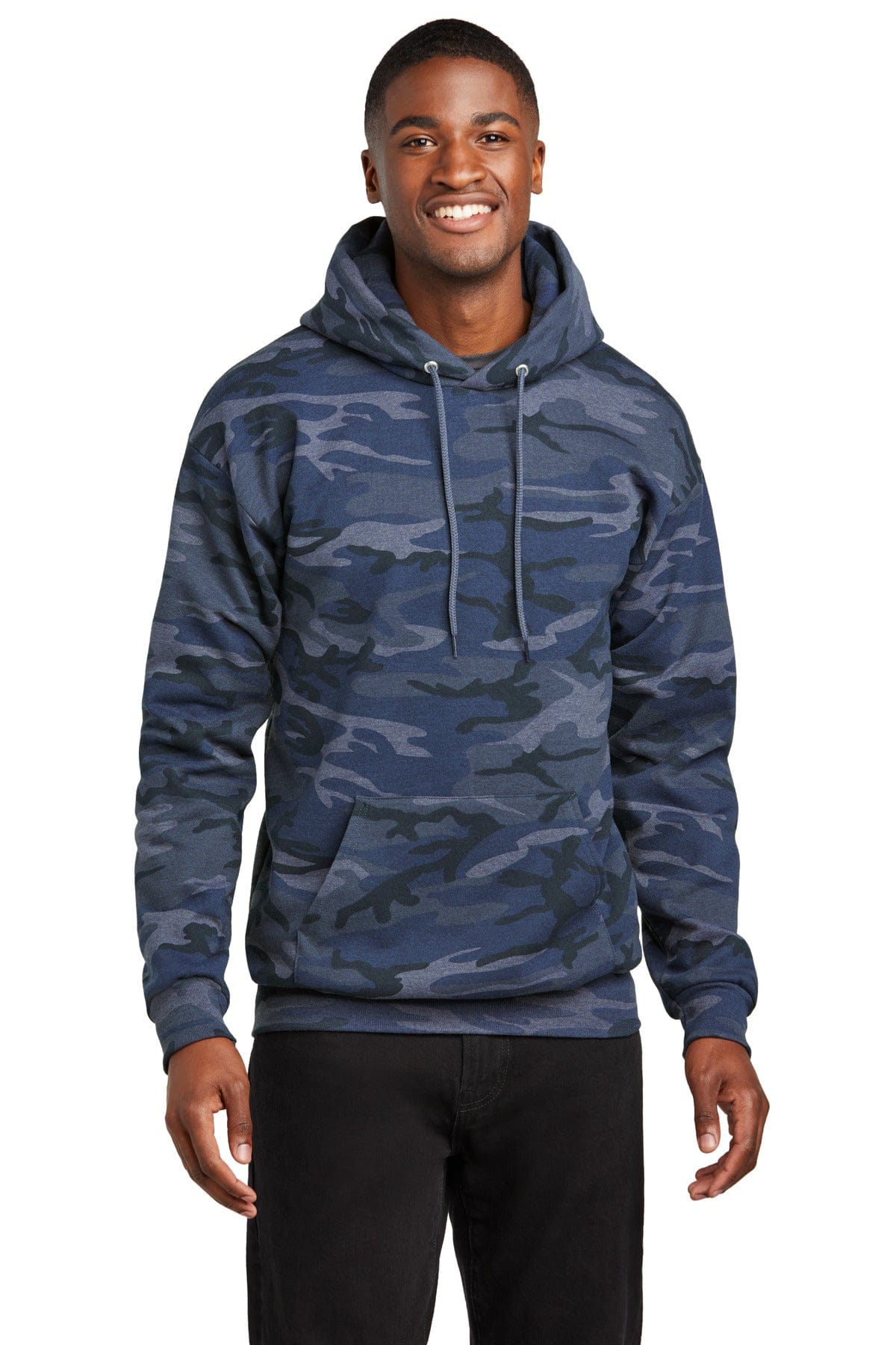 Port & Company Sweatshirts/Fleece Port & Company PC78HC: Core Fleece Camo Pullover Hooded Sweatshirt