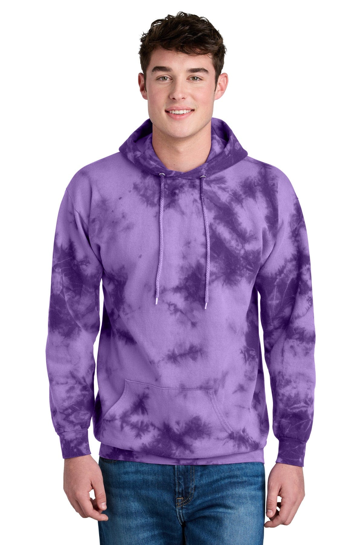Port & Company Sweatshirts/Fleece S / Purple Port & Company ®  Crystal Tie-Dye Pullover Hoodie PC144