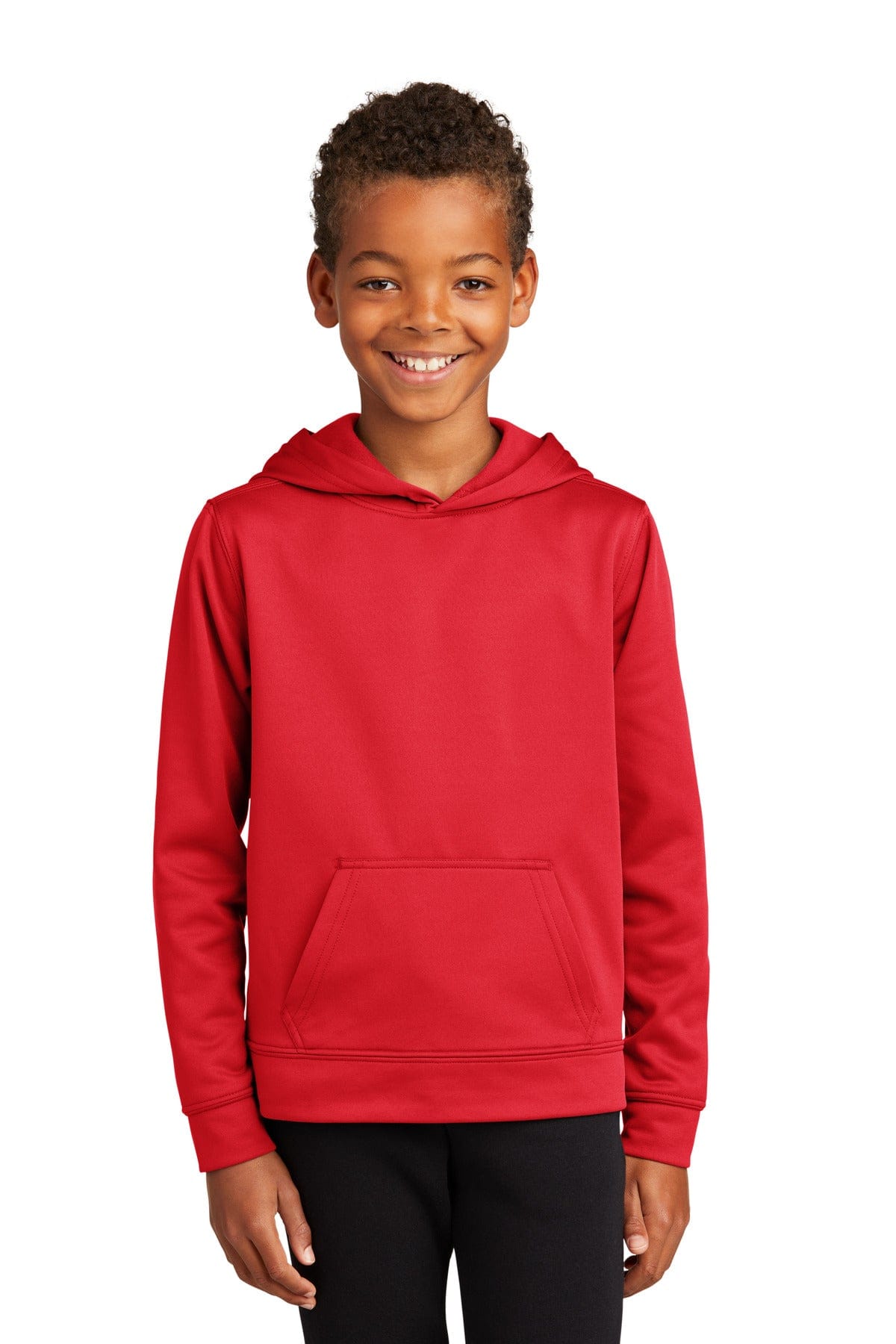 Port & Company Sweatshirts/Fleece XS / Red Port & Company Youth Performance Fleece Pullover Hooded Sweatshirt. PC590YH