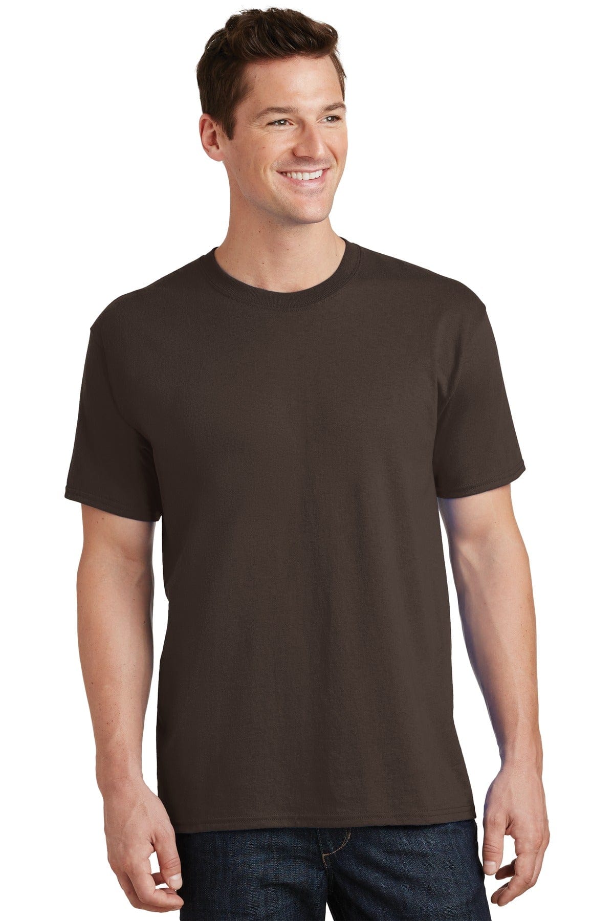 Port & Company T-Shirts 6XL / Dark Chocolate Brown Port & Company ®  - Core Cotton Tee. PC54, Extended Colors 3
