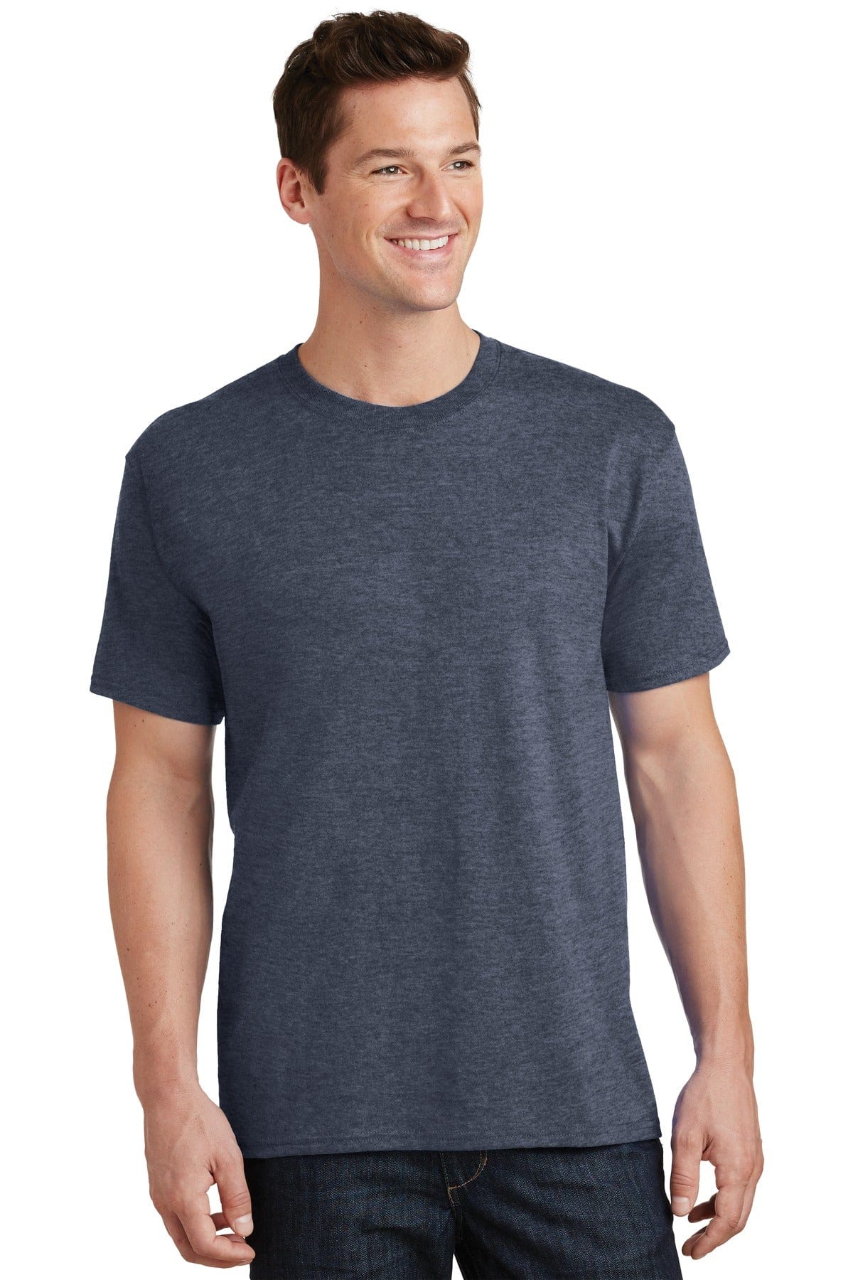 Port & Company T-Shirts 6XL / Heather Navy Port & Company ®  - Core Cotton Tee. PC54, Extended Colors 4