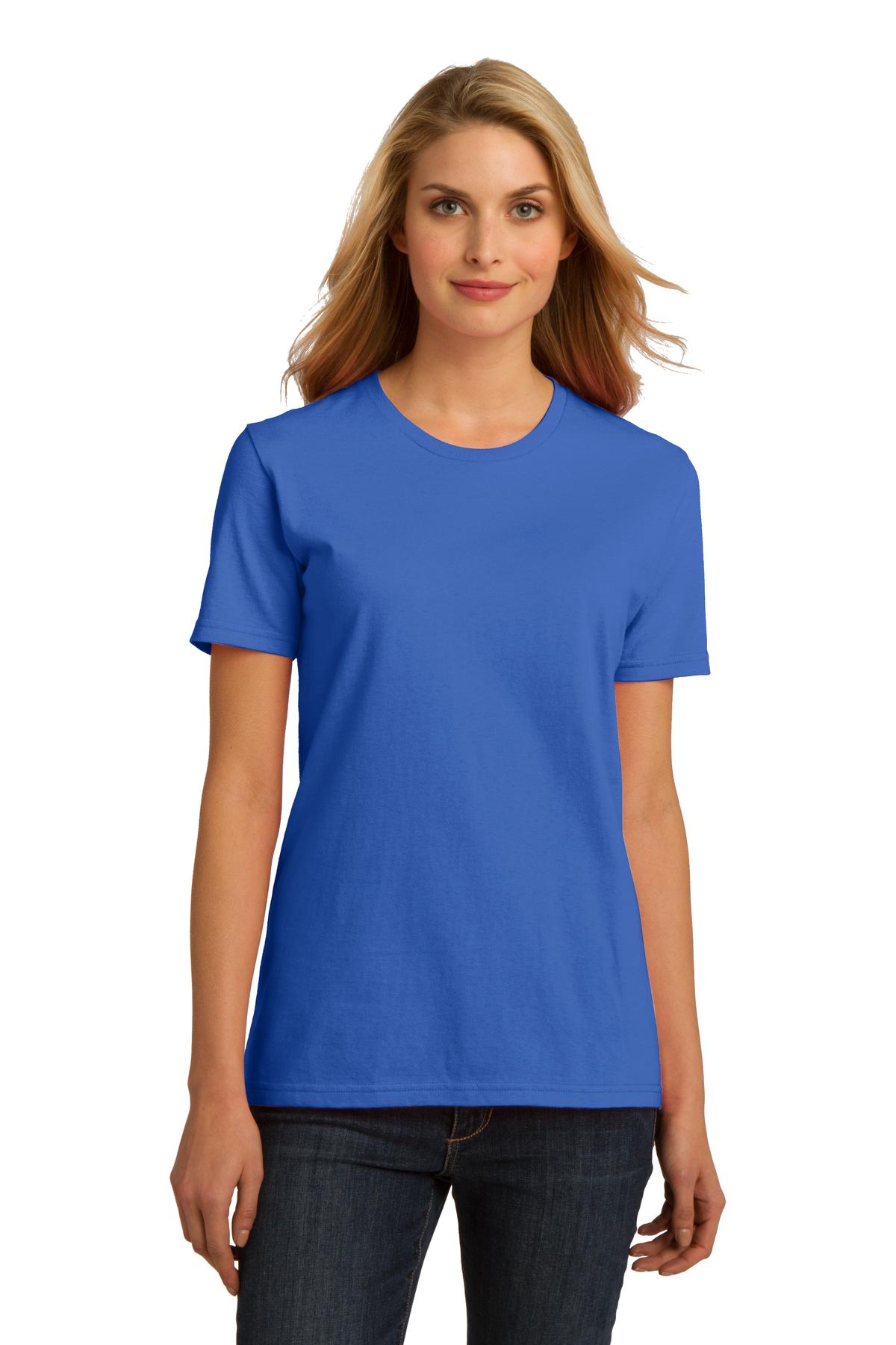 Port & Company T-Shirts DISCONTINUED  Port & Company ®  Ladies Essential 100% Organic Ring Spun Cotton T-Shirt. LPC150ORG