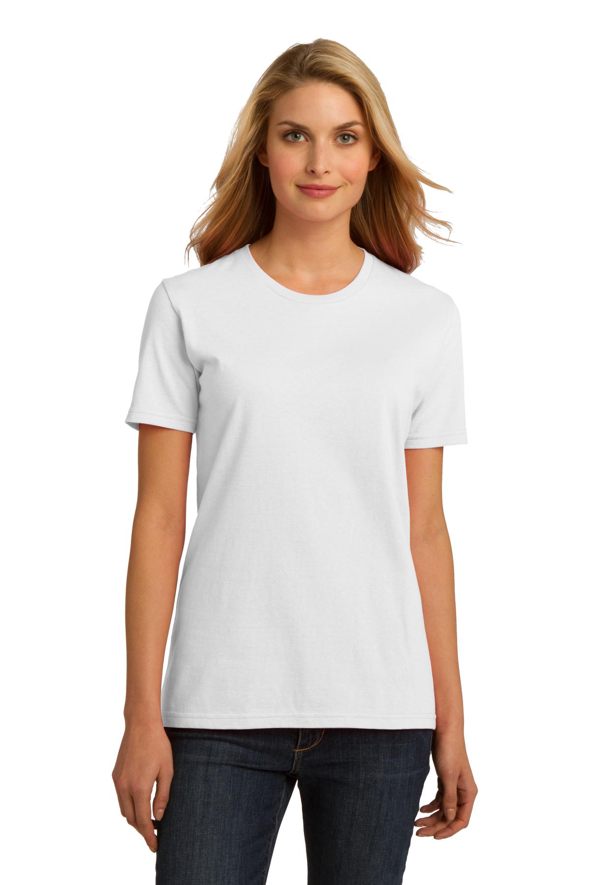 Port & Company T-Shirts DISCONTINUED  Port & Company ®  Ladies Essential 100% Organic Ring Spun Cotton T-Shirt. LPC150ORG