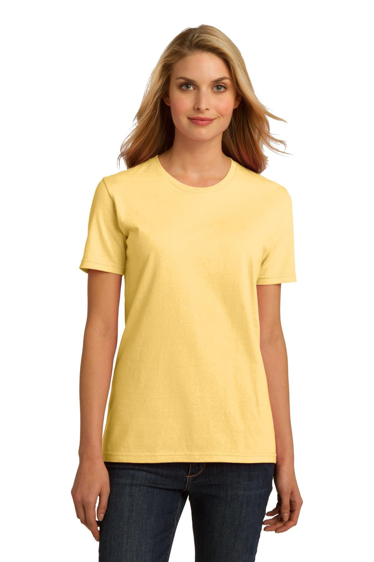 Port & Company T-Shirts DISCONTINUED  Port & Company ®  Ladies Essential 100% Organic Ring Spun Cotton T-Shirt. LPC150ORG