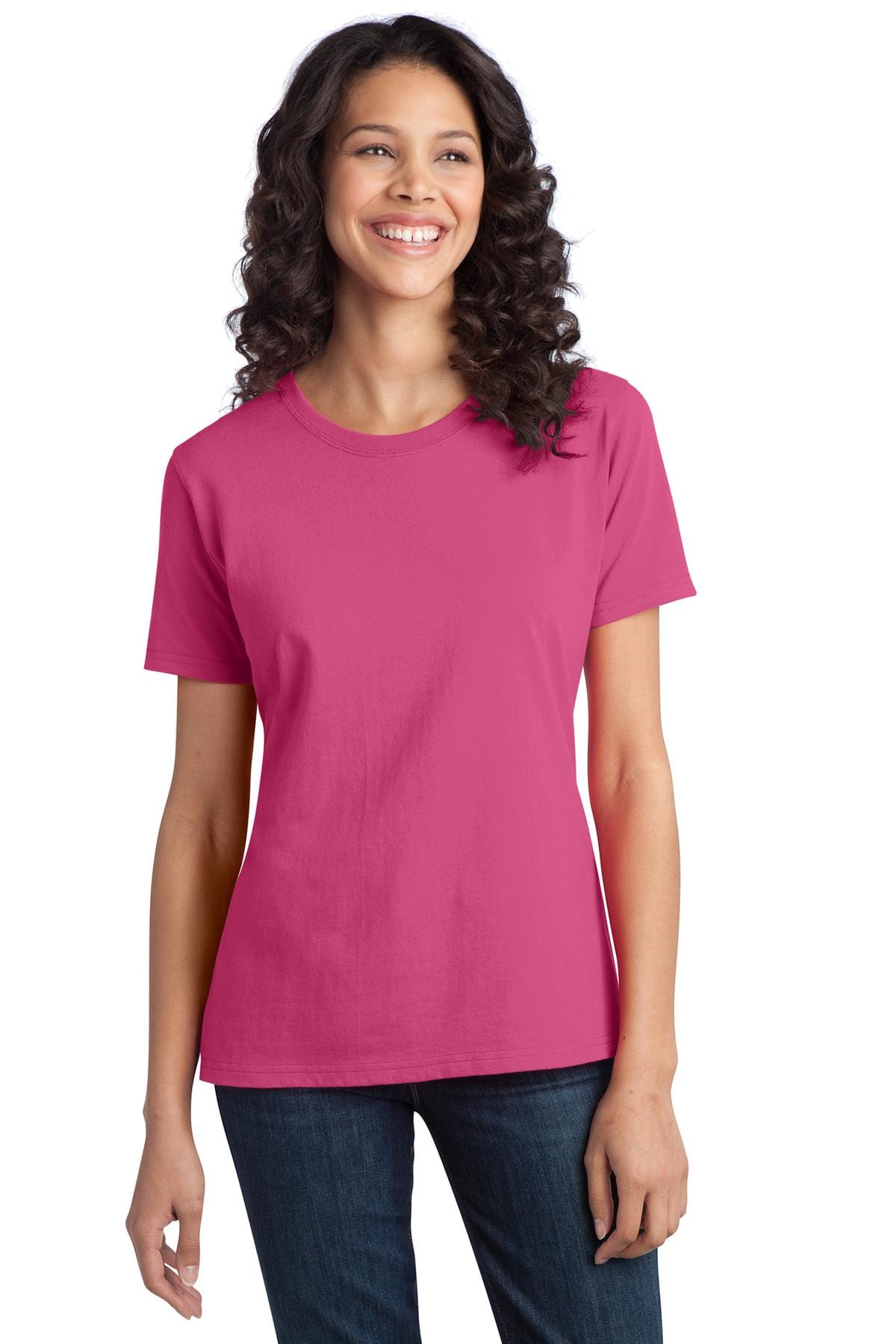 Port & Company T-Shirts DISCONTINUED  Port & Company ®  - Ladies Ring Spun Cotton Tee. LPC150