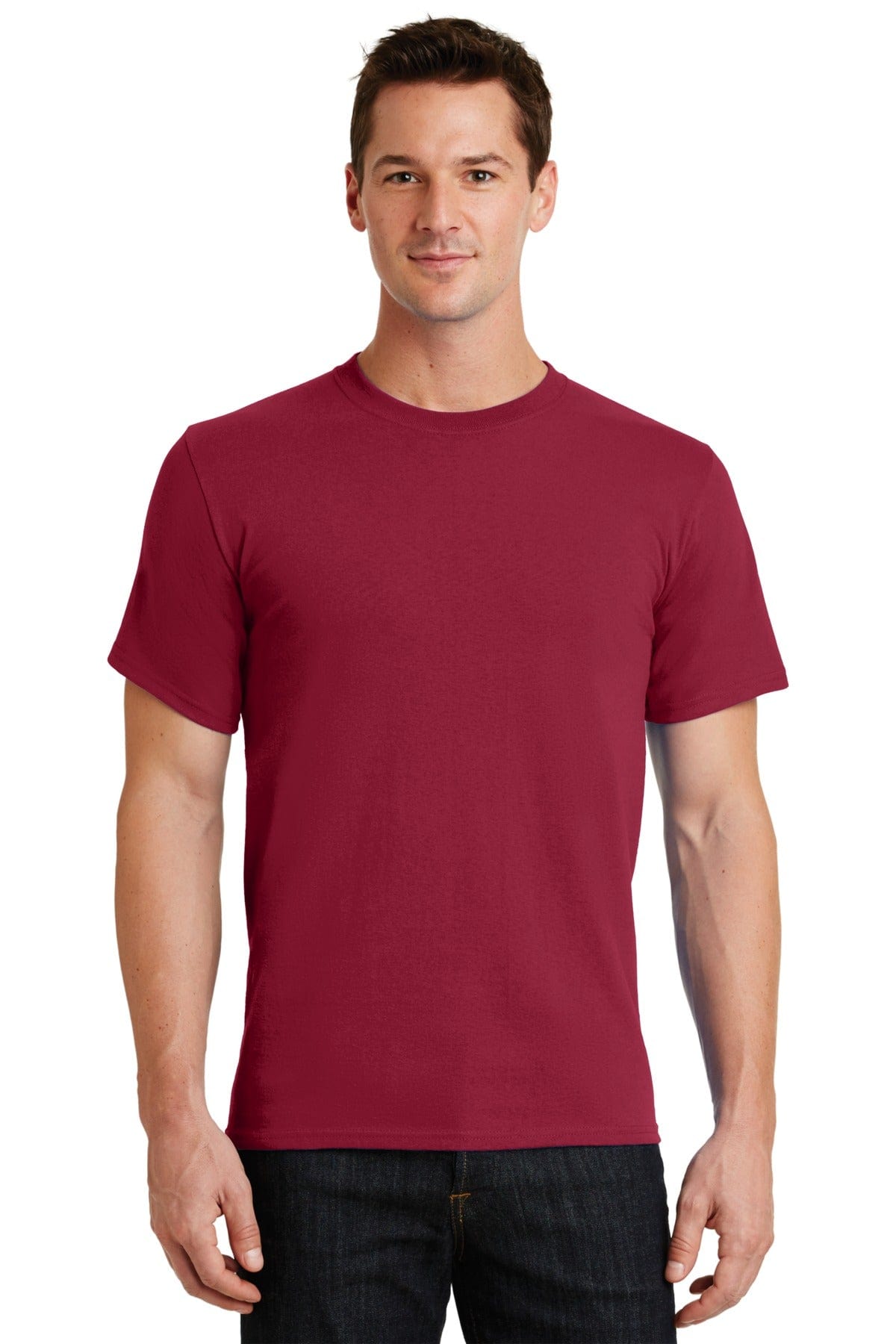 Port & Company T-Shirts L / Rich Red Port & Company PC61: Essential Tee