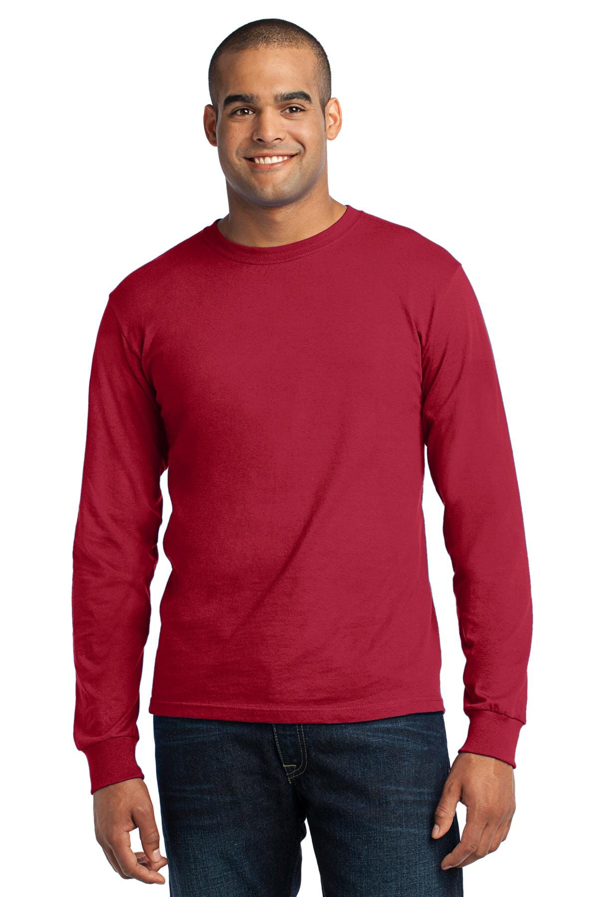 Port & Company T-Shirts Port & Company - Long Sleeve All-American Tee. USA100LS