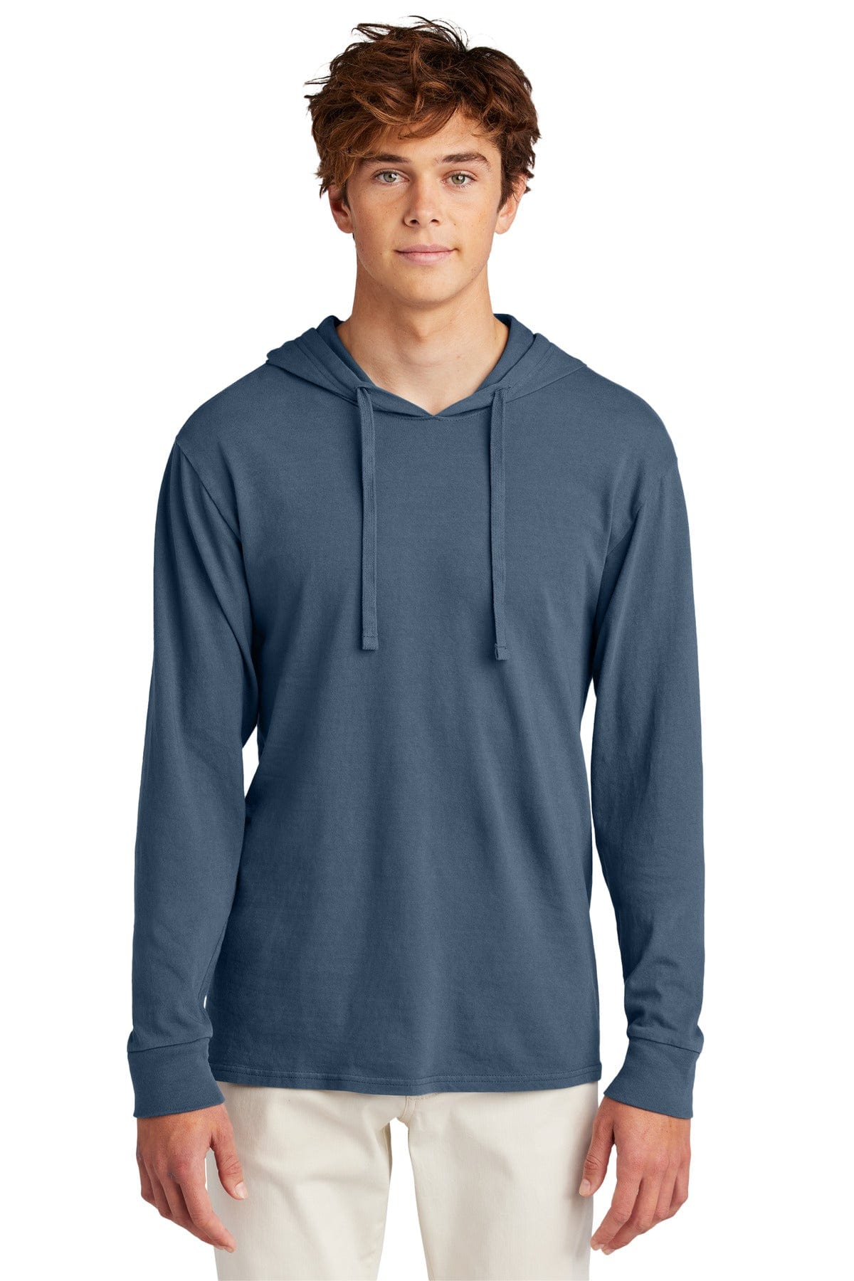 Port & Company T-Shirts S / Denim Blue Port & Company PC099H: Beach Wash Garment-Dyed Pullover Hooded Tee