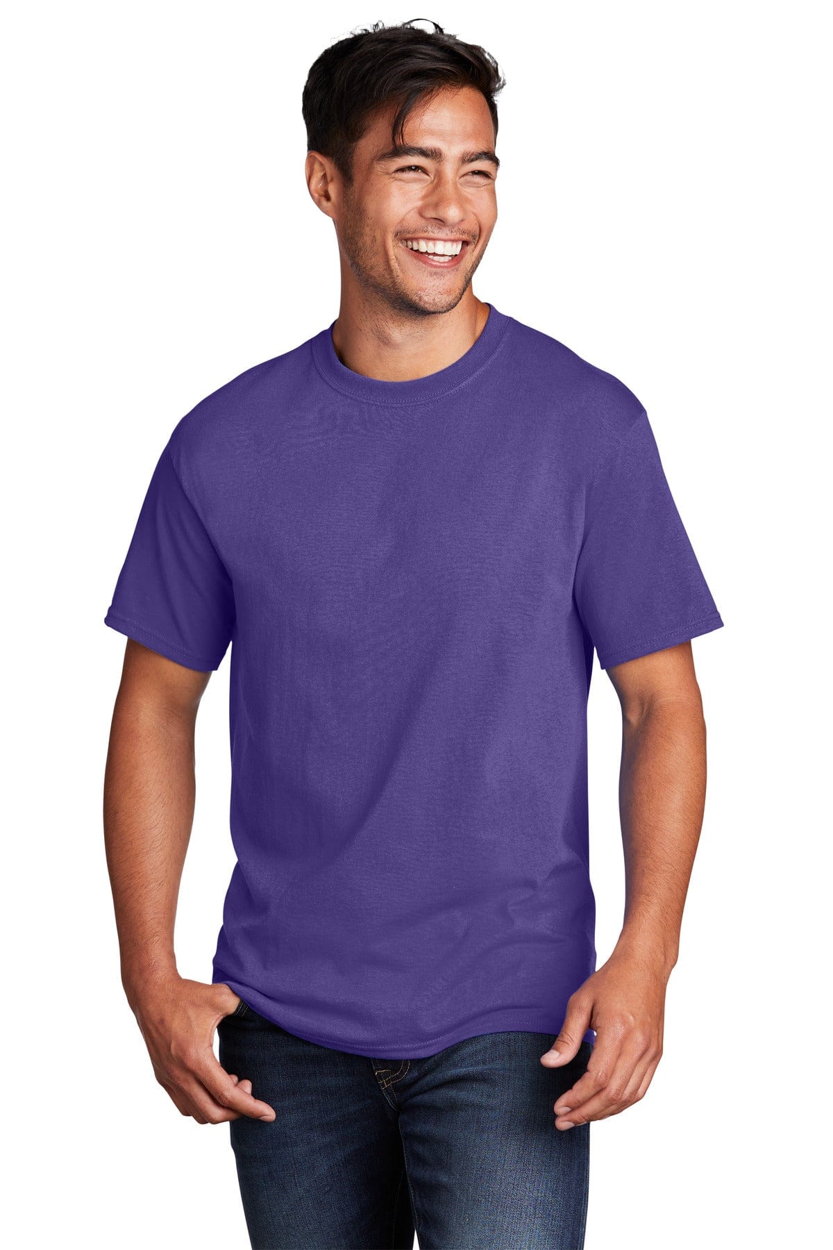 Port & Company T-Shirts S / Purple Port & Company ®  Core Cotton DTG Tee PC54DTG