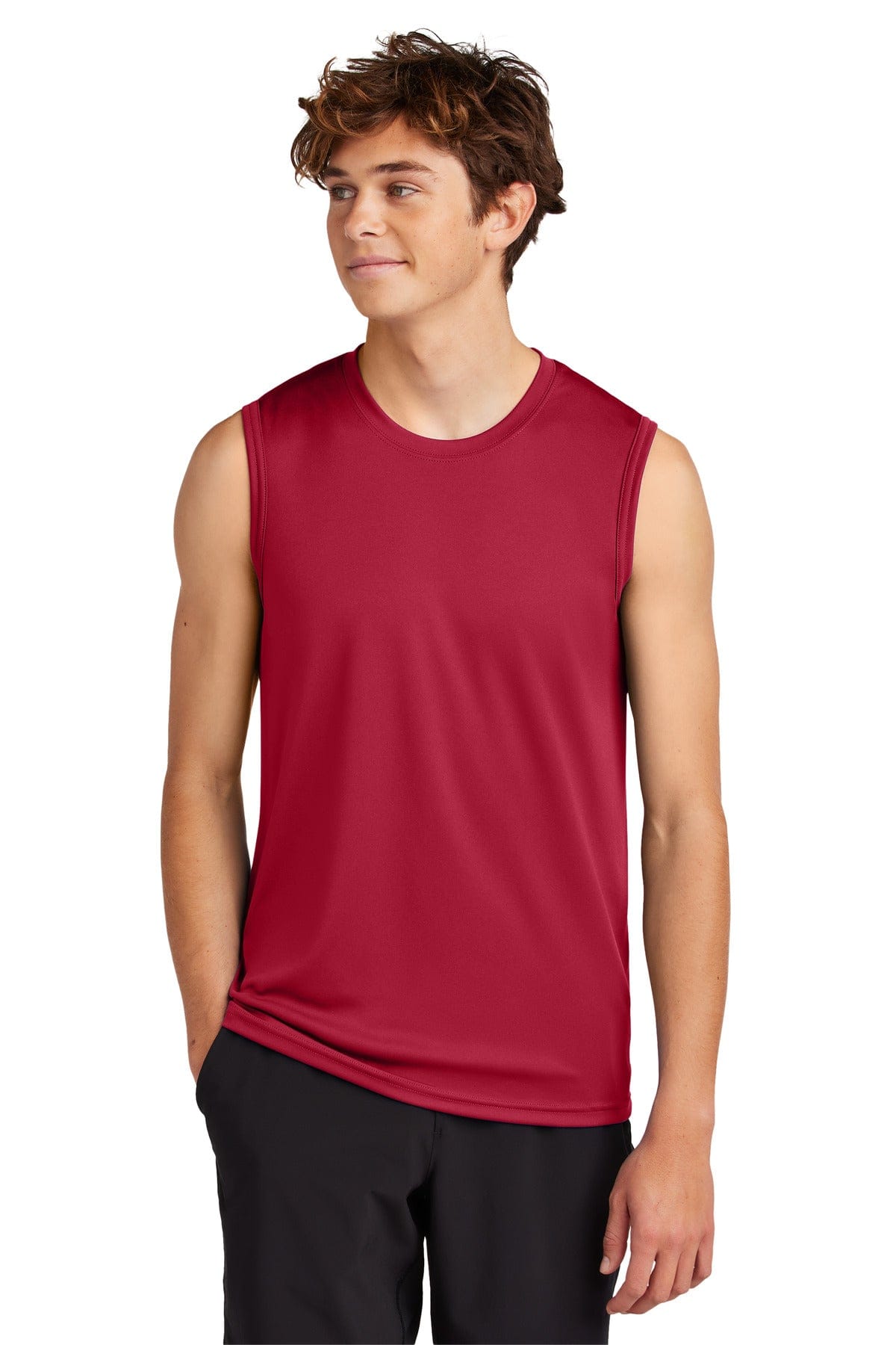 Port & Company T-Shirts S / Red Port & Company PC380SL: Performance Sleeveless Tee