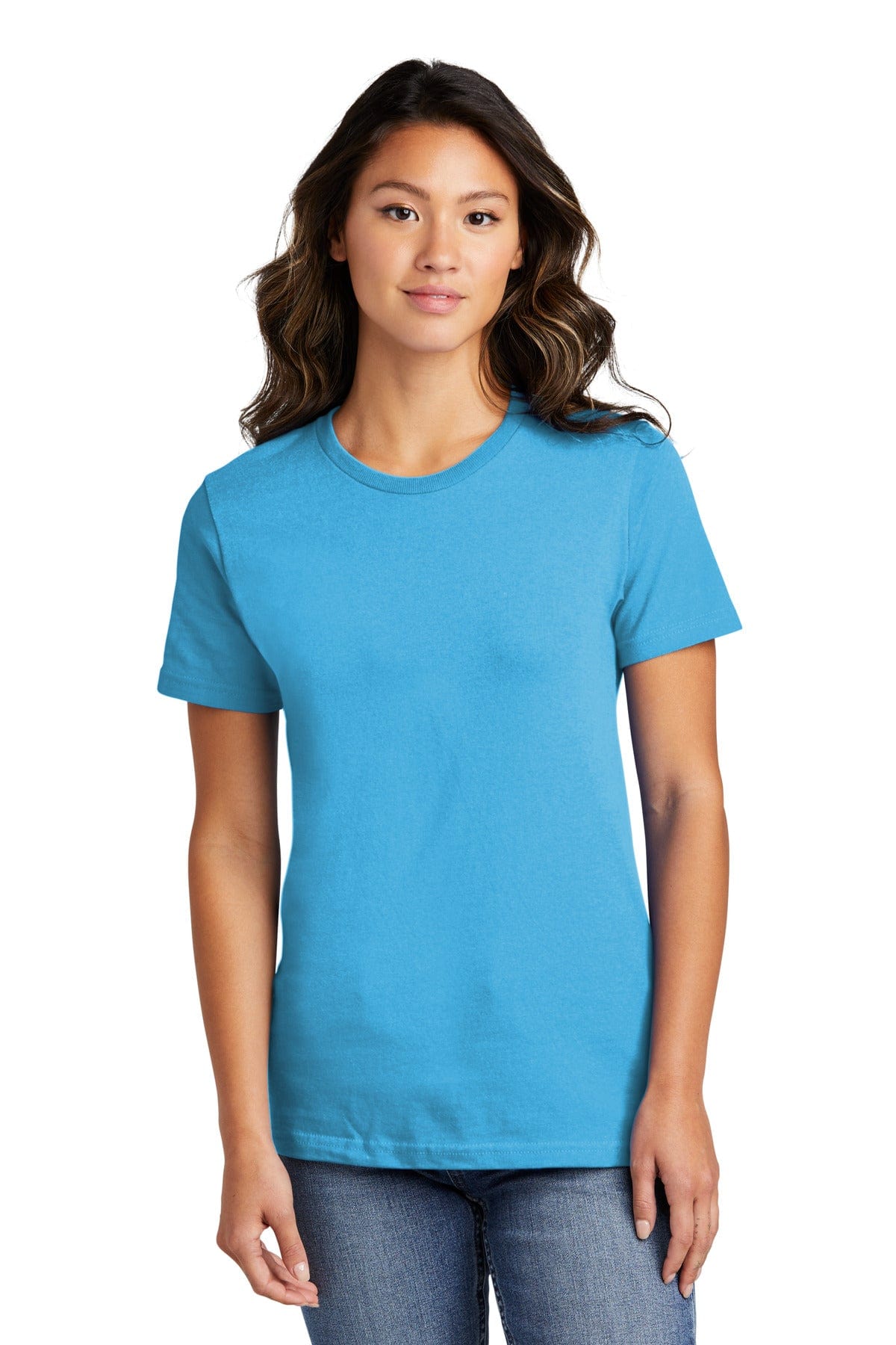 Port & Company T-Shirts XS / Aquatic Blue DISCONTINUED  Port & Company ®  - Ladies Ring Spun Cotton Tee. LPC150