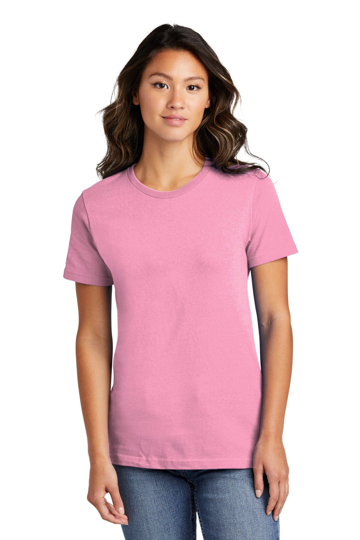 Port & Company T-Shirts XS / Candy Pink DISCONTINUED  Port & Company ®  - Ladies Ring Spun Cotton Tee. LPC150