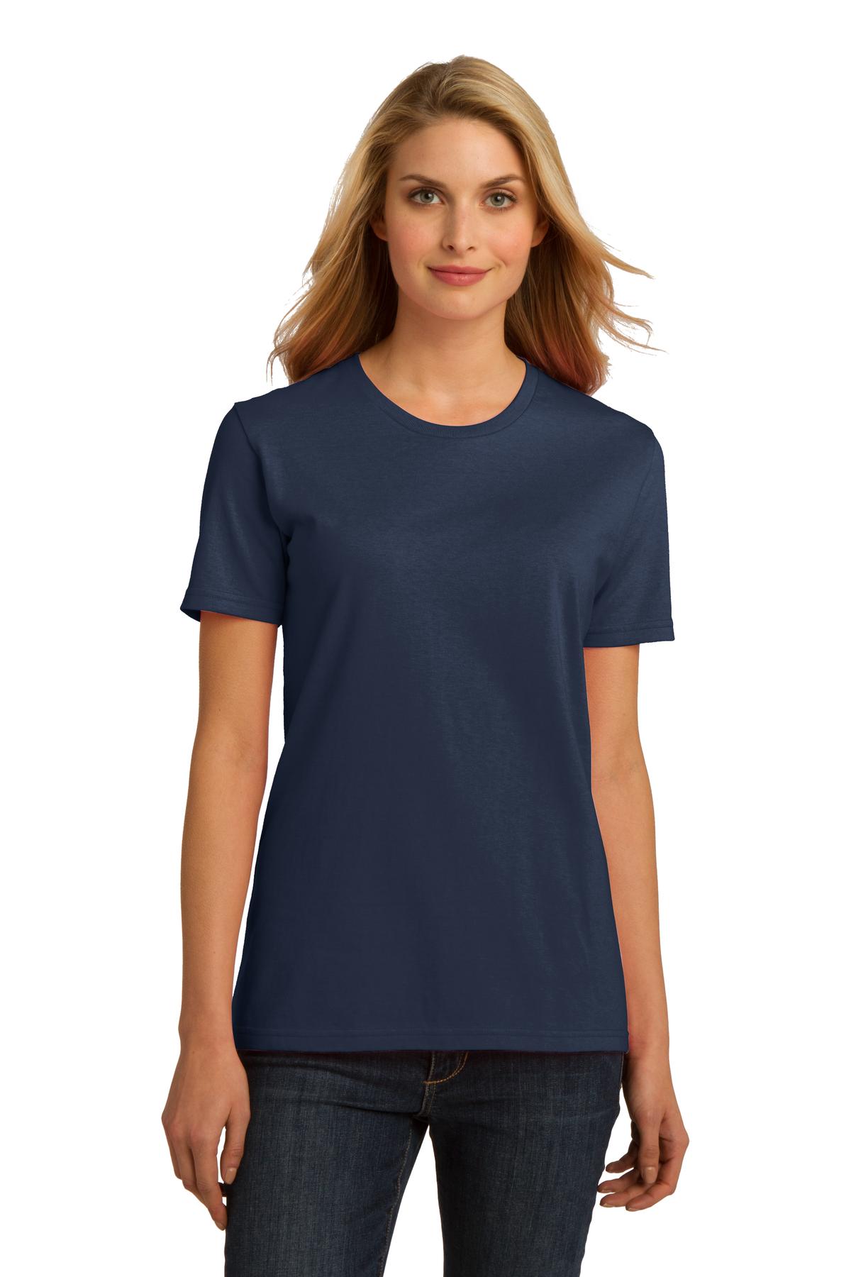 Port & Company T-Shirts XS / Navy DISCONTINUED  Port & Company ®  Ladies Essential 100% Organic Ring Spun Cotton T-Shirt. LPC150ORG