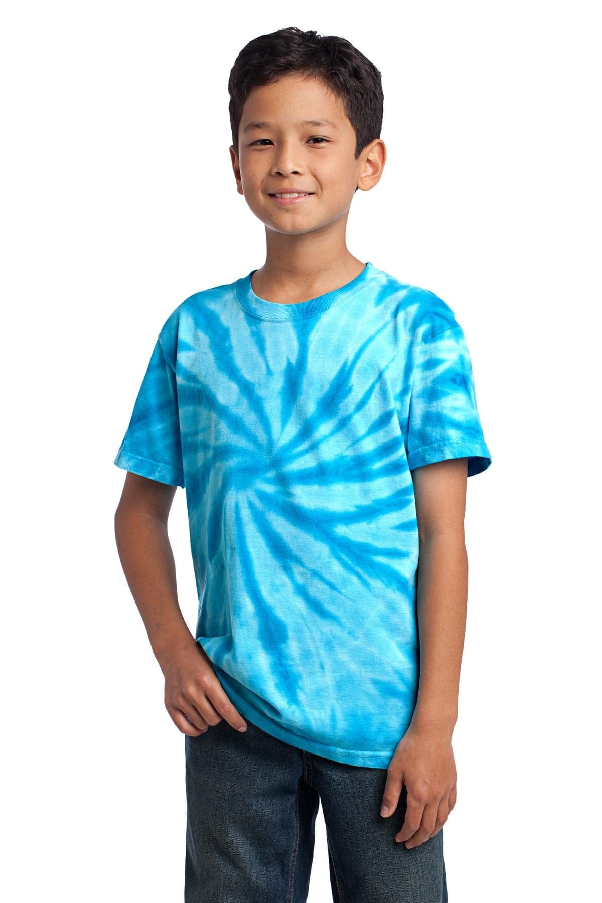 Port & Company T-Shirts XS / Turquoise Port & Company - Youth Tie-Dye Tee. PC147Y