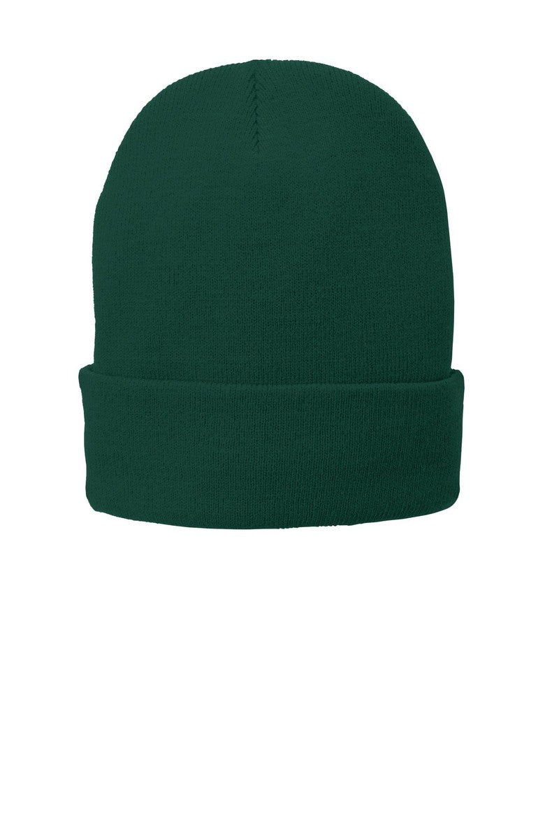 Port Headwear OSFA / Athletic Green Port & Company® Fleece-Lined Knit Cap. CP90L