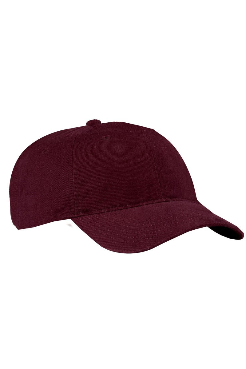 Port Headwear OSFA / Maroon Port & Company® - Brushed Twill Low Profile Cap.  CP77