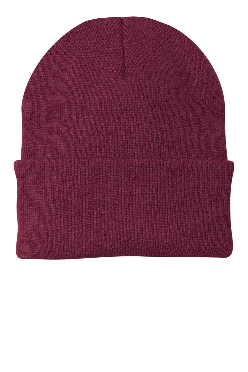 Port Headwear OSFA / Maroon Port & Company ® Knit Cap.  CP90