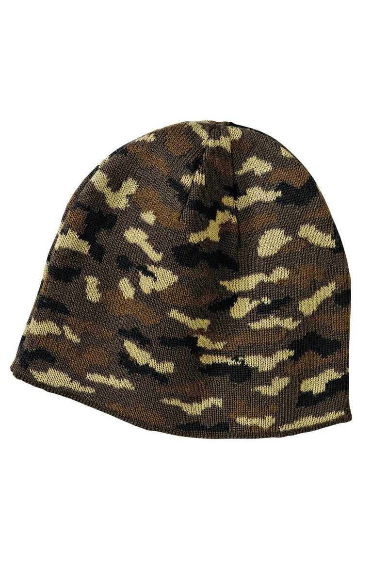 Port Headwear OSFA / Military Camo Port & Company® - Camo Beanie Cap.  CP91C
