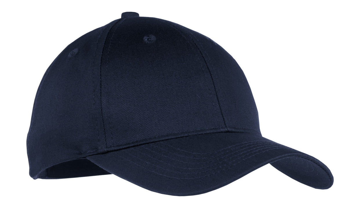 Port Headwear OSFA / Navy Port & Company Youth Six-Panel Twill Cap.  YCP80