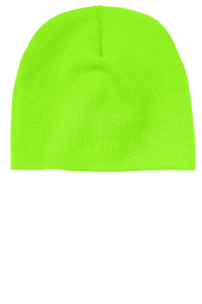 Port Headwear OSFA / Neon Green Port & Company® - Beanie Cap.  CP91