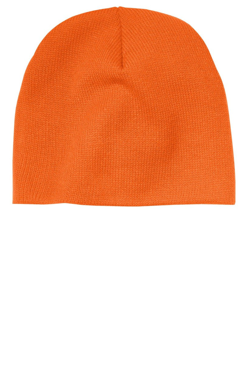 Port Headwear OSFA / Neon Orange Port & Company® - Beanie Cap.  CP91