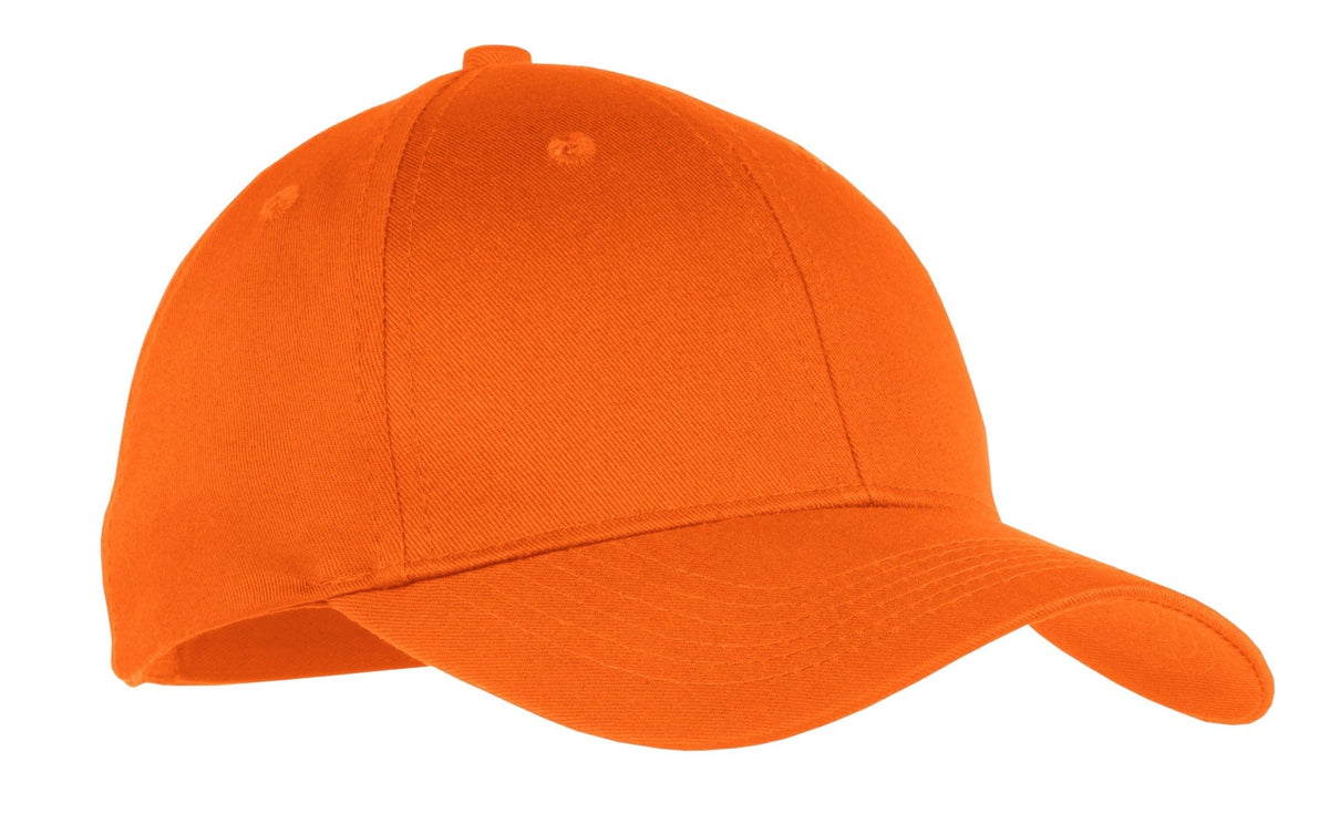 Port Headwear OSFA / Orange Port & Company Youth Six-Panel Twill Cap.  YCP80