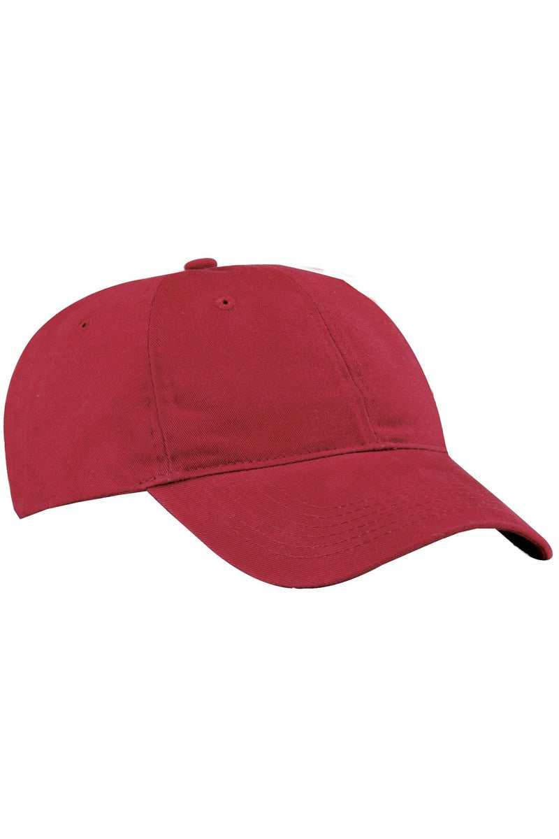 Port Headwear OSFA / Red Port & Company® - Brushed Twill Low Profile Cap.  CP77
