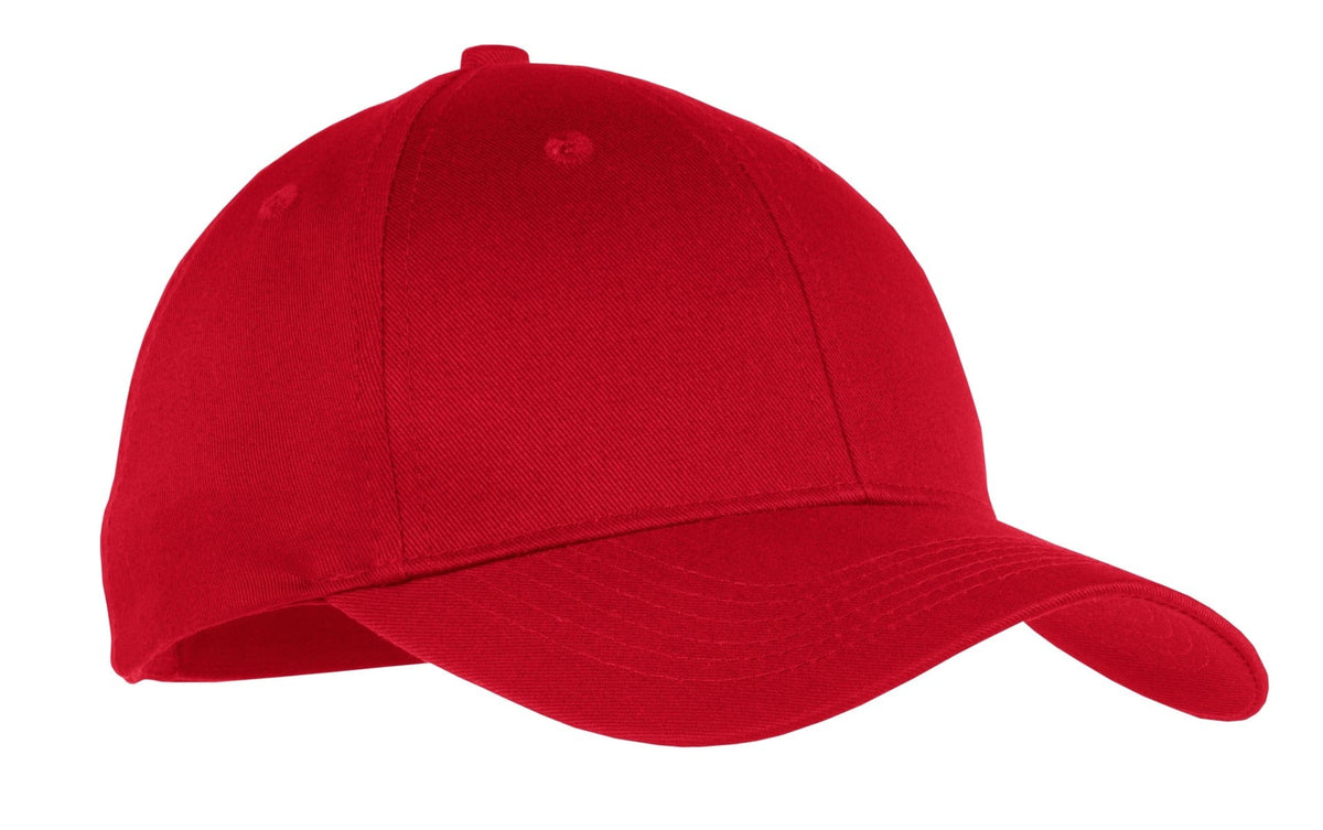 Port Headwear OSFA / Red Port & Company Youth Six-Panel Twill Cap.  YCP80