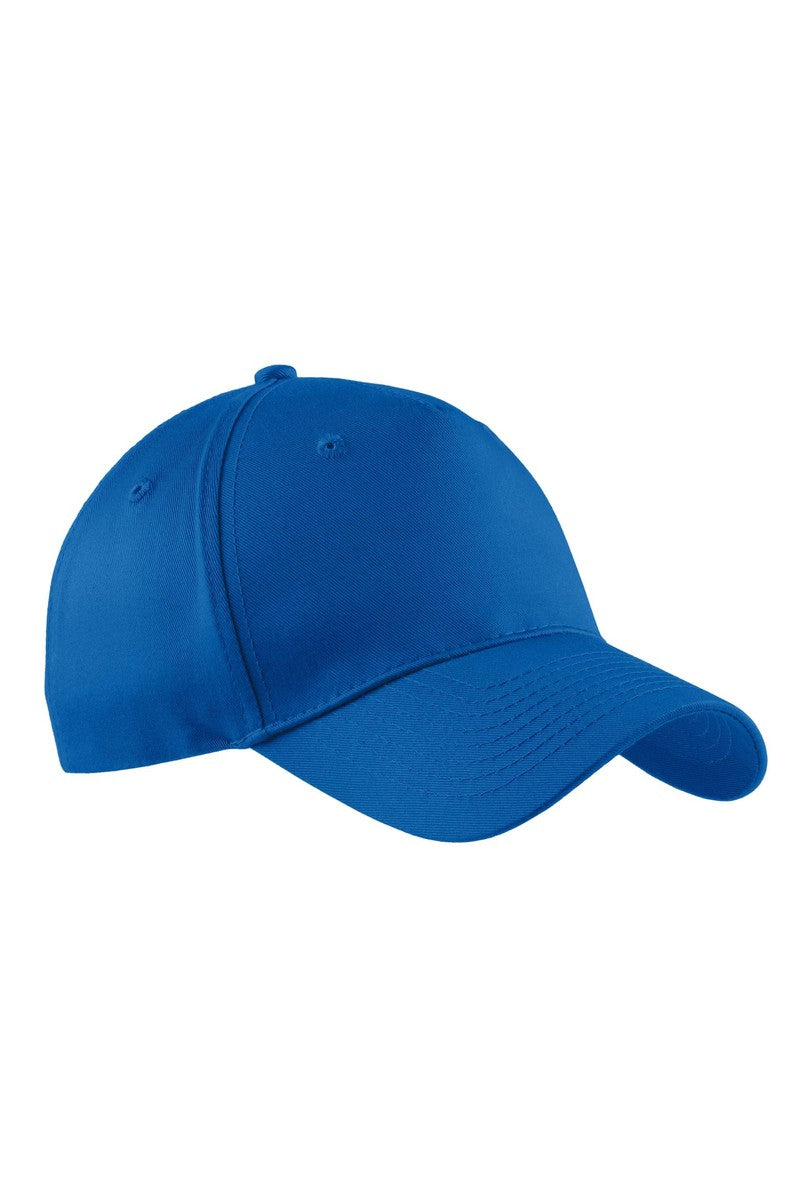 Port Headwear OSFA / Royal Port & Company® - Five-Panel Twill Cap.  CP86