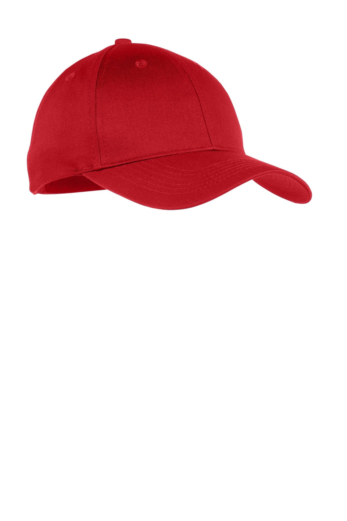 Port Headwear OSFA / True Red Port & Company Youth Six-Panel Twill Cap.  YCP80