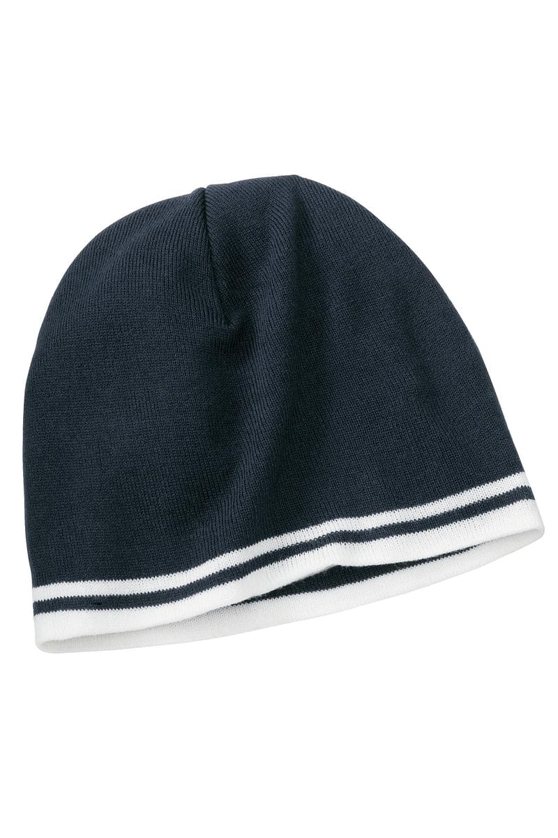 Port Headwear Port & Company® - Fine Knit Skull Cap with Stripes.   CP93