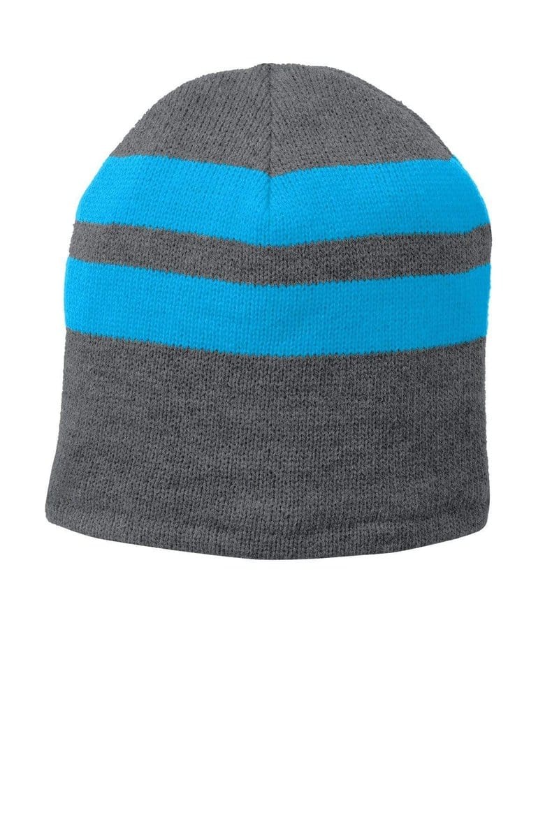 Port Headwear Port & Company® Fleece-Lined Striped Beanie Cap. C922