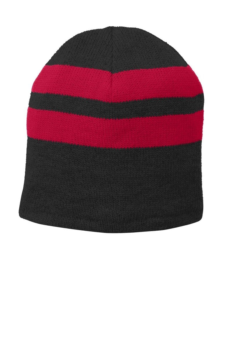 Port Headwear Port & Company® Fleece-Lined Striped Beanie Cap. C922
