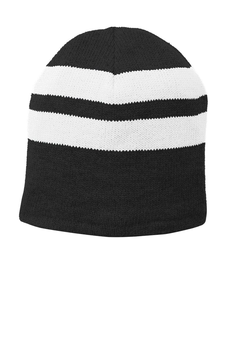 Port Headwear Port & Company® Fleece-Lined Striped Beanie Cap. C922