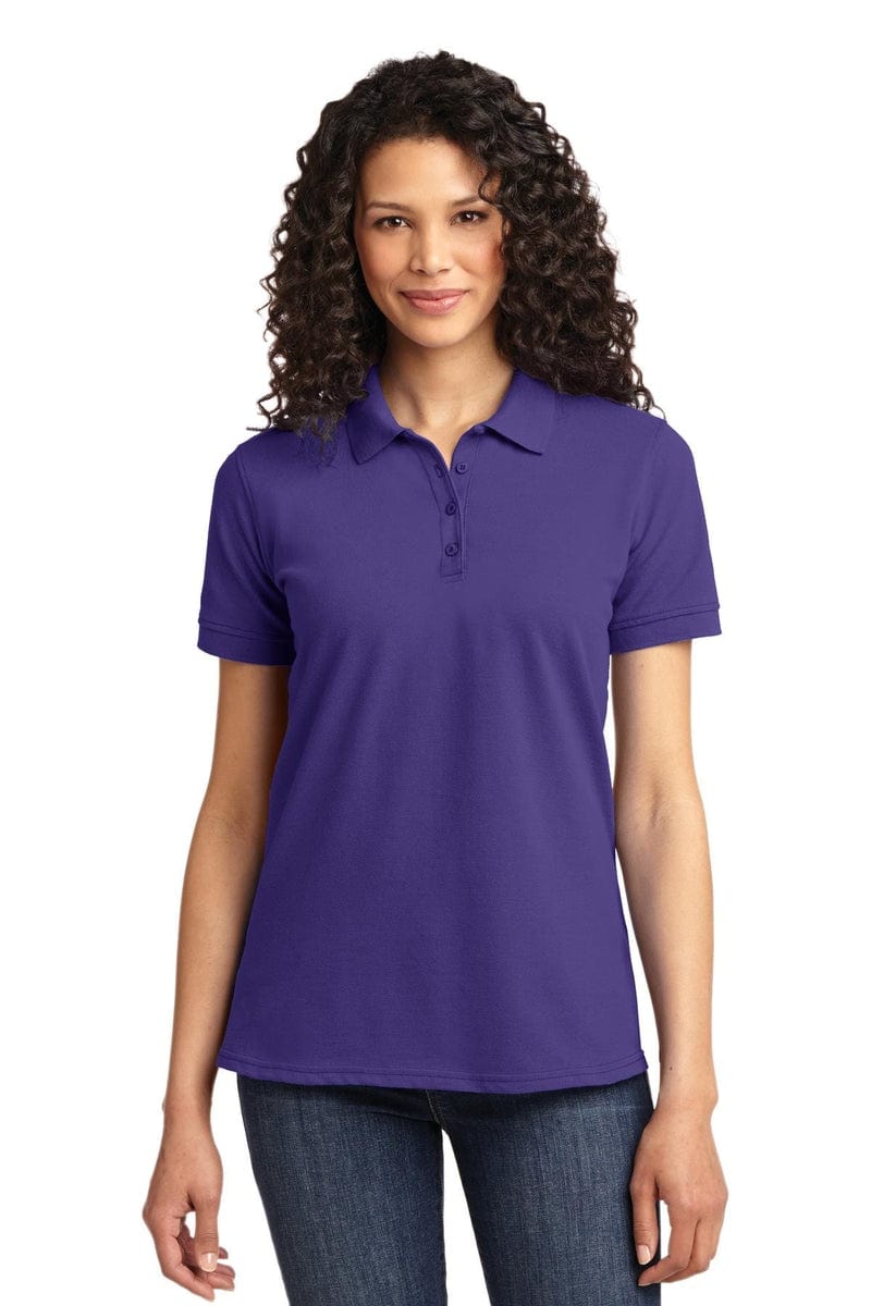 Port Polos/Knits Port & Company ®  Ladies Core Blend Pique Polo. LKP155, Basic Colors