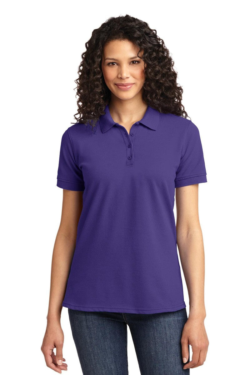 Port Polos/Knits Port & Company ®  Ladies Core Blend Pique Polo. LKP155, Basic Colors