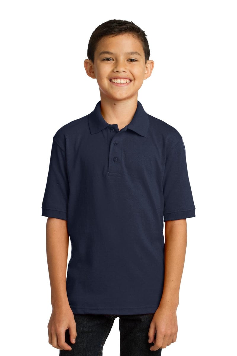 Port Polos/Knits Port & Company ®  Youth Core Blend Jersey Knit Polo. KP55Y
