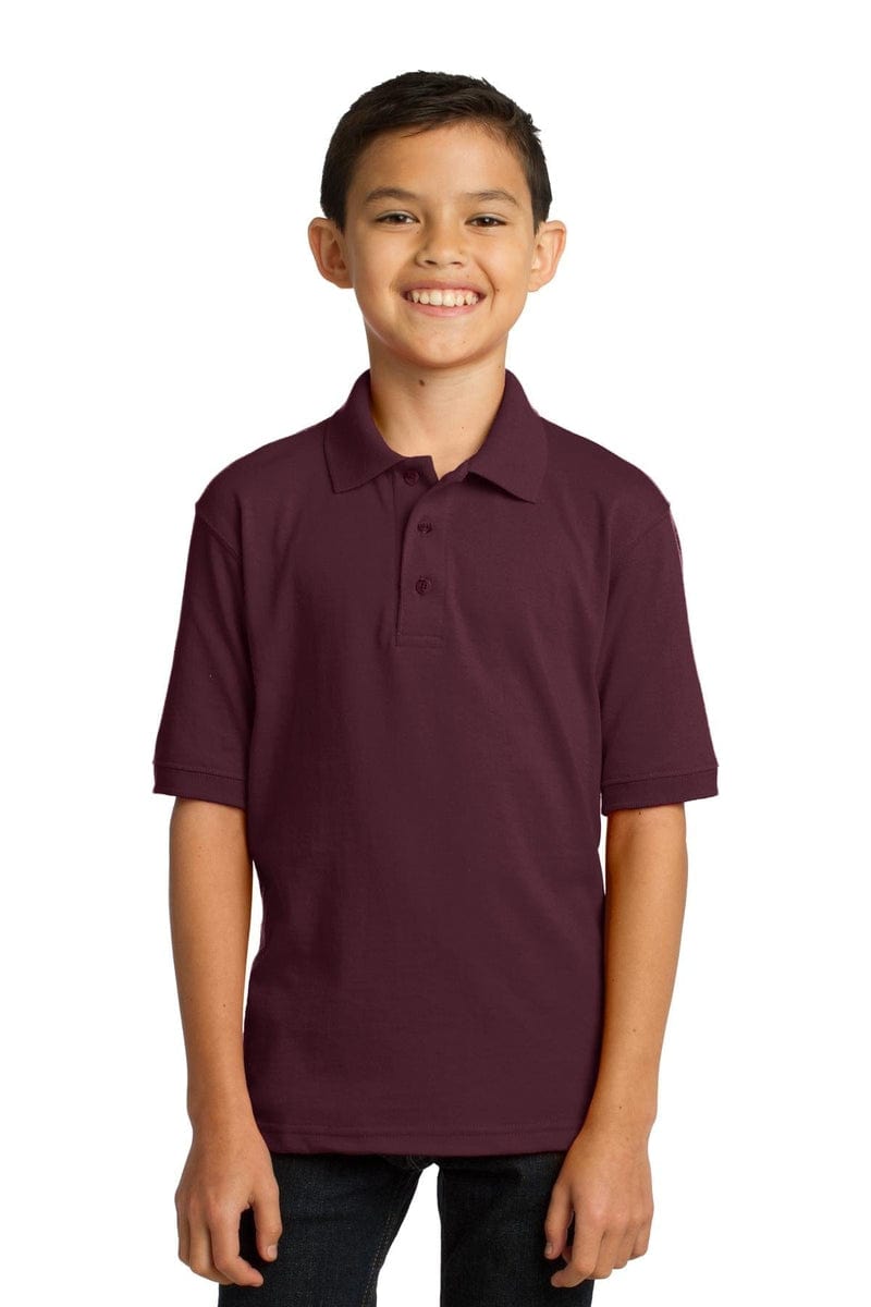 Port Polos/Knits Port & Company ®  Youth Core Blend Jersey Knit Polo. KP55Y