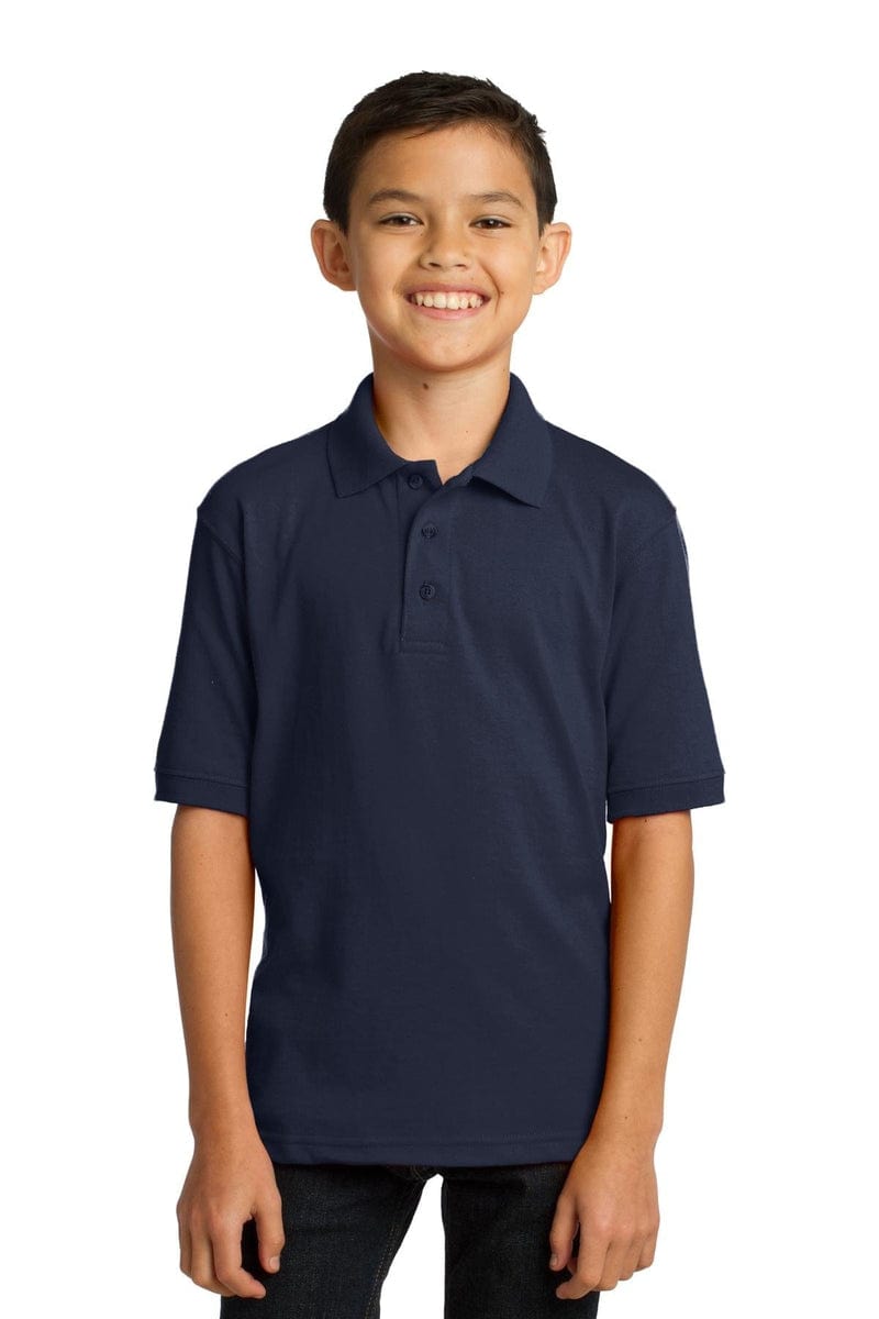 Port Polos/Knits Port & Company ®  Youth Core Blend Jersey Knit Polo. KP55Y