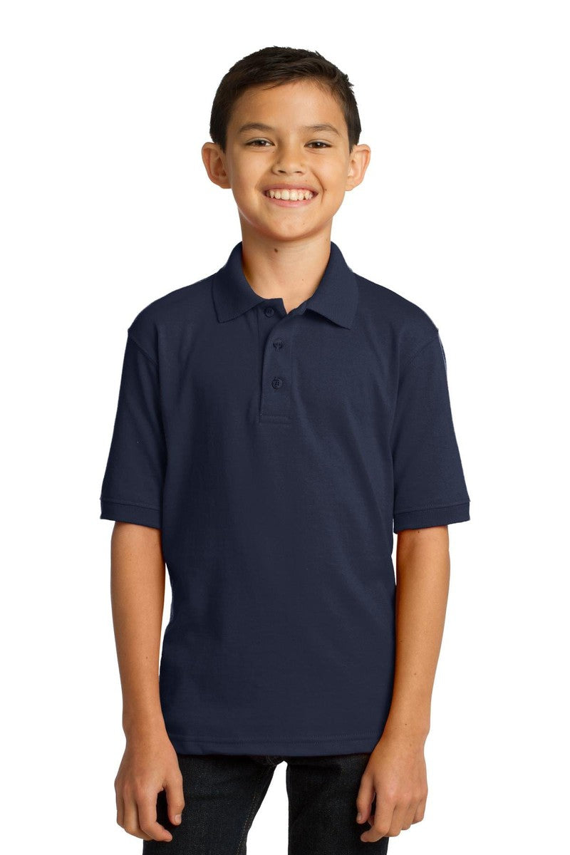 Port Polos/Knits Port & Company ®  Youth Core Blend Jersey Knit Polo. KP55Y