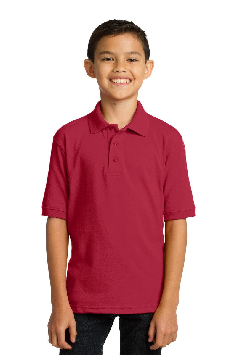 Port Polos/Knits Port & Company ®  Youth Core Blend Jersey Knit Polo. KP55Y