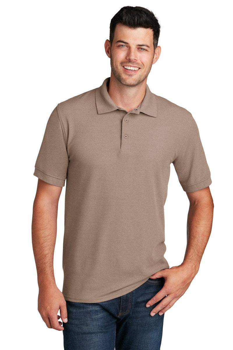 Port Polos/Knits S / Sand Port & Company ®  Core Blend Pique Polo. KP155