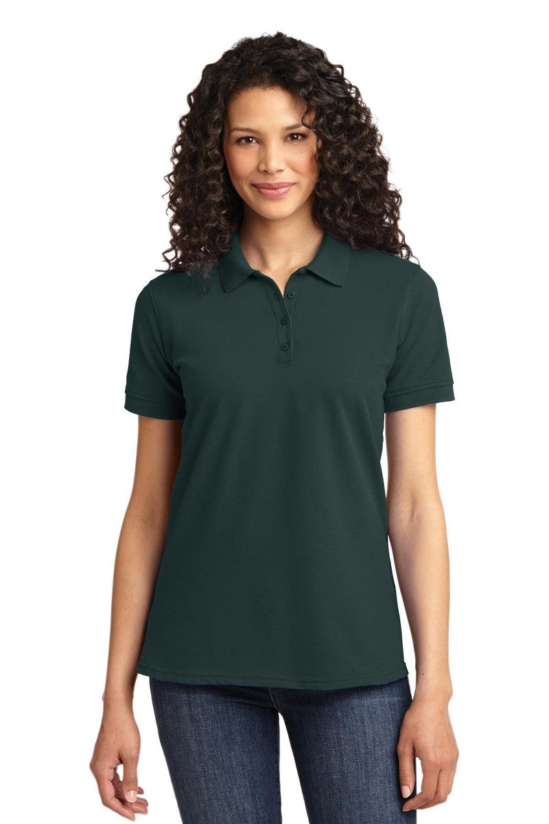 Port Polos/Knits XS / Dark Green Port & Company ®  Ladies Core Blend Pique Polo. LKP155