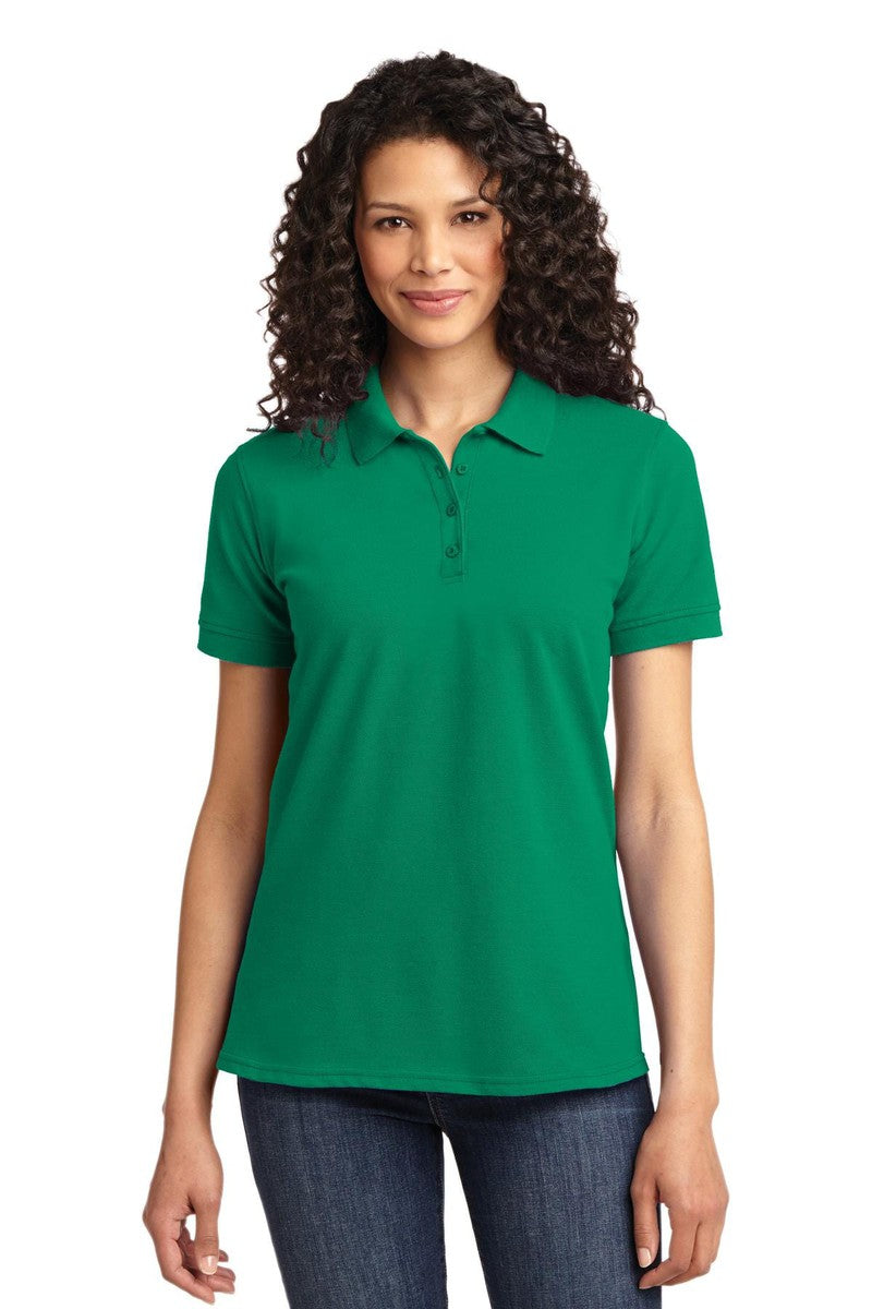 Port Polos/Knits XS / Kelly Port & Company ®  Ladies Core Blend Pique Polo. LKP155