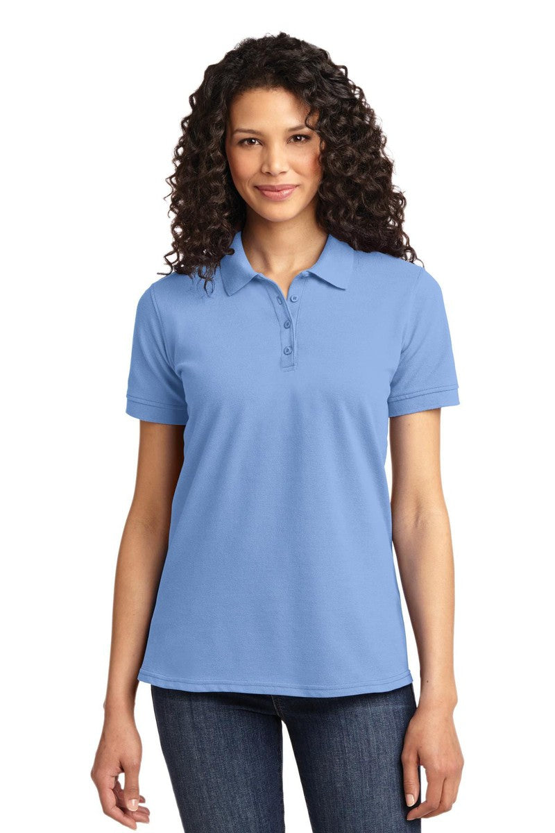 Port Polos/Knits XS / Light Blue Port & Company ®  Ladies Core Blend Pique Polo. LKP155